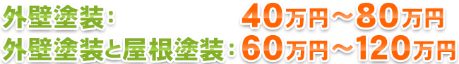 30坪の場合の外壁塗装の費用相場